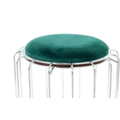 Kayoom Beistelltisch-Hocker Pouf Comfortable Dunkelgrün-Silber Ø 50 Cm X 45 Cm 12 Kayoom Beistelltisch-Hocker Pouf Comfortable Dunkelgrün-Silber Ø 50 Cm X 45 Cm -Wenko Astra Geschaft 98356 4842 4056216840707 5