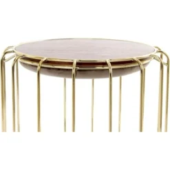 Kayoom Beistelltisch-Hocker Pouf Comfortable Graubraun-Gold Ø 50 Cm X 45 Cm 11 Kayoom Beistelltisch-Hocker Pouf Comfortable Graubraun-Gold Ø 50 Cm X 45 Cm -Wenko Astra Geschaft 98358 4842 4056216840660 4