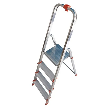 Haushaltsleiter 4-stufig Aluminium 2 Haushaltsleiter 4-stufig Aluminium – Bild 2