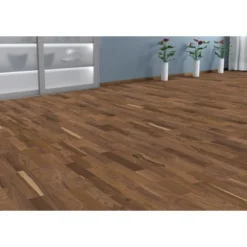 Living By Haro Parkett Schiffsboden Nussbaum -Wenko Astra Geschaft Park SB Nussbaum Interieur