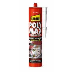 UHU® UHU Poly Max Montagekleber Sofort Power Weiß 425 G