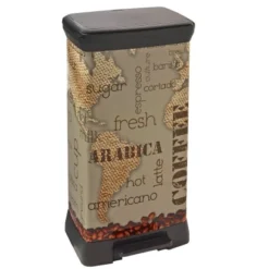 Curver Treteimer Metallics 50 L Coffee-Schwarz