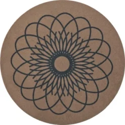 Raffi My Home Teppichmatte Ray Round Sand 66 Cm X 66 Cm