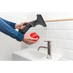 Vileda Fenstersauger Windowmatic Power 14 Vileda Fenstersauger Windowmatic Power -Wenko Astra Geschaft anwendung tank entleeren 2