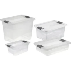 Kristallboxen Cornelia 4er-Set Transparent
