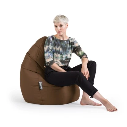 Sitting Point Sitzsack Beanbag Brava L 120 L Braun 2 Sitting Point Sitzsack Beanbag Brava L 120 L Braun – Bild 2