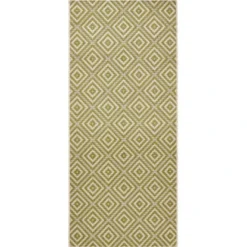 Teppich Tavira Grün-Creme 80 Cm X 180 Cm