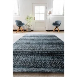 Andiamo Teppich San Fernando Blau-Grau 67 Cm X 140 Cm -Wenko Astra Geschaft fernando blaugrau raumbild