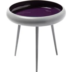 Kayoom Beistelltisch Coast Lila-Grau 47 Cm X 49 Cm