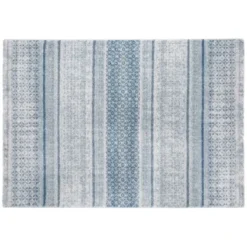 Andiamo Teppich San Fernando Creme-Blau 160 Cm X 230 Cm