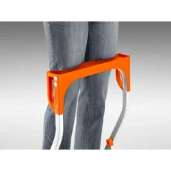 Hailo Klapptritt K58 Weiß-Orange 2-stufig -Wenko Astra Geschaft iv Hailo StahlKlapptritt 3