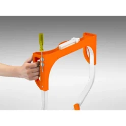 Hailo Klapptritt K58 Weiß-Orange 2-stufig -Wenko Astra Geschaft iv Hailo StahlKlapptritt 4