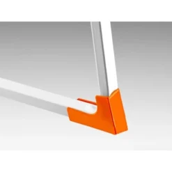 Hailo Klapptritt K58 Weiß-Orange 2-stufig -Wenko Astra Geschaft iv Hailo StahlKlapptritt 5