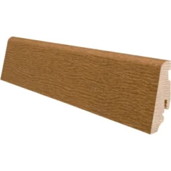 Sockelleiste Eiche Mocca Bernsteineiche Strukt. Geölt 58 Mm X 19 Mm X Länge 2200