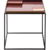 Kayoom Beistelltisch Famosa Pink-Schwarz 50 Cm X 45 Cm