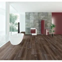 Vinyldesignboden Mineral Pro Eiche Burgund -Wenko Astra Geschaft pe 073504 eiche burgund kl