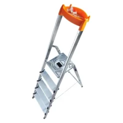 Hailo Alu-Sicherheits-Haushaltsleiter 5-stufig -Wenko Astra Geschaft tp Hailo AluStufenleiter 2