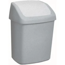 Curver Schwingdeckeleimer 50 L Luna-Grau